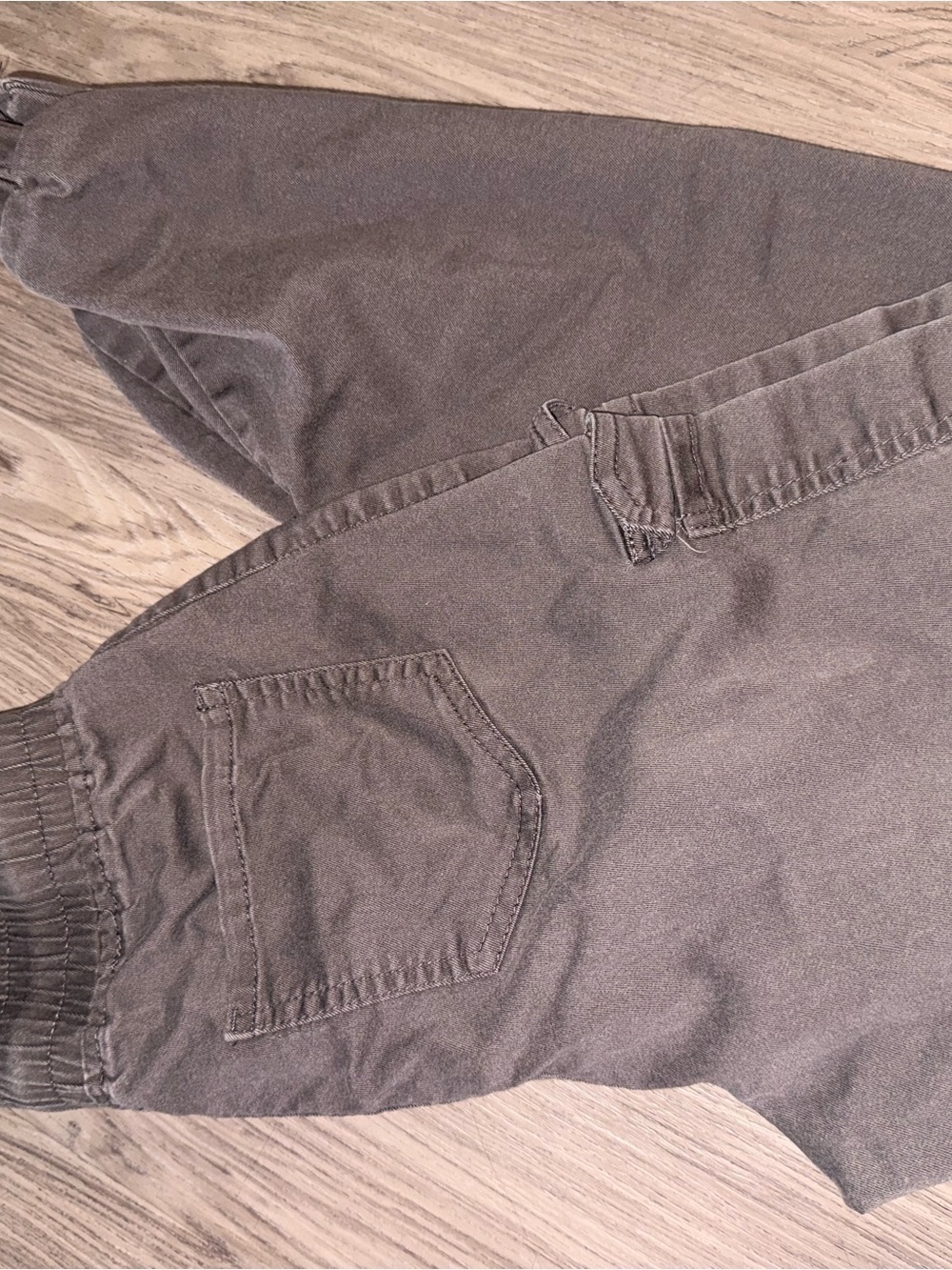 Men's Cargo Jogger Pants in Dark Gray - Picture 2 of 4